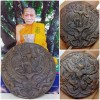 Thai Amulet Coin Narai-Zong-Krutha + Hanuman 8Hand Lp Kalong Be.2550