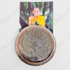 Thai Amulet Coin Narai-Zong-Krutha + Hanuman 8Hand Lp Kalong Be.2550