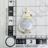 CLEAR Ball Naga-eye Thai Amulet Leklai Keaw Pendant 925-silver Jewelry