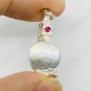 CLEAR Ball Naga-eye Thai Amulet Leklai Keaw Pendant 925-silver Jewelry