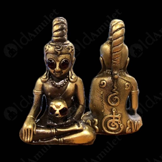 Thai Amulet Ngang MaHaVeeRo Charming Love Sex SATIN-BLACK Lp Amnard Be.2565