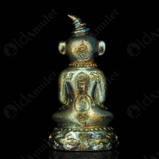 Thai amulet Ngang Charming Love SEX BRASS-RAINBOW Kuba Dej Lampang BE.2566