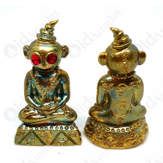 Thai amulet Ngang Charming Love SEX BRASS-RAINBOW Kuba Dej Lampang BE.2566