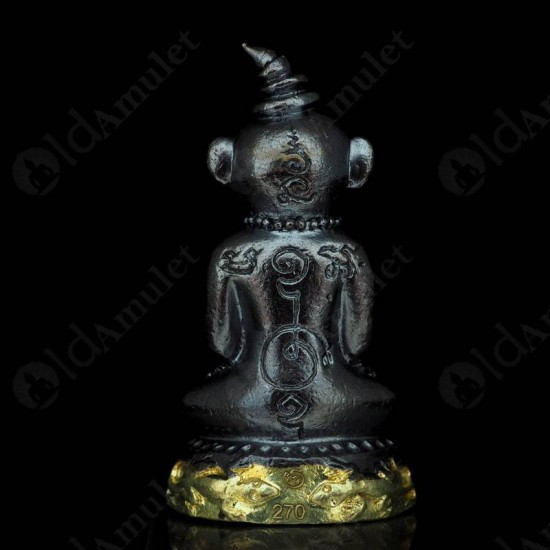 Thai amulet Ngang Charming Love SEX BRASS-BLACK Kuba Dej Lampang BE.2566