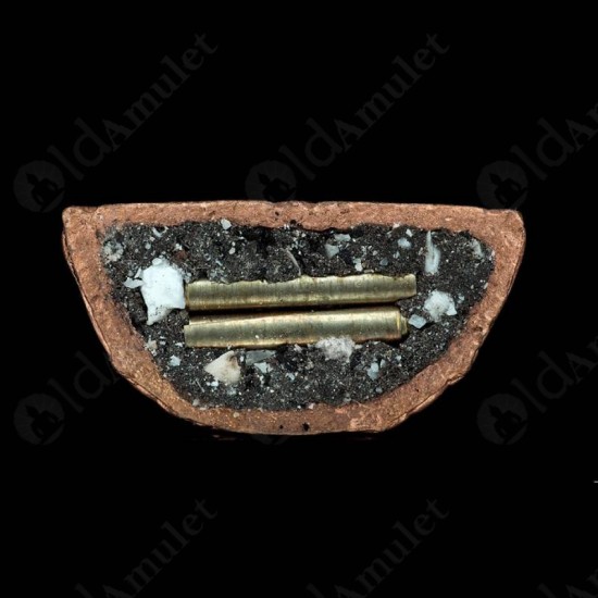 Thai amulet Ngang Charming Love SEX COPPER-BLACK Kuba Dej Lampang BE.2566