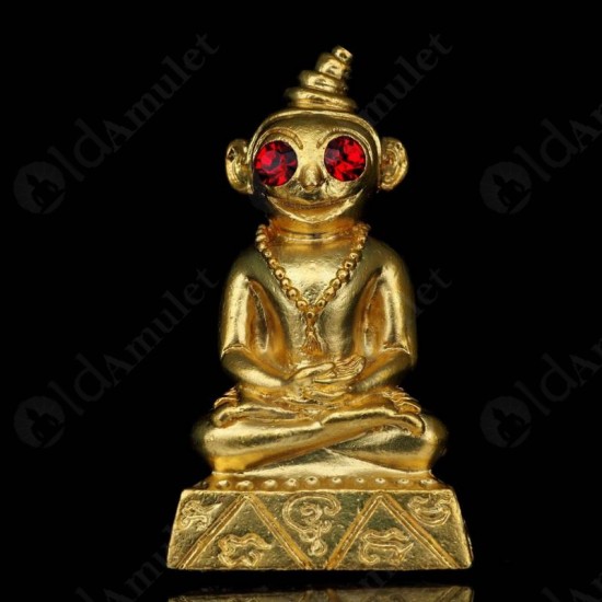 Thai amulet Ngang Charming Love SEX GOLD-PLATE Kuba Dej Lampang BE.2566