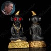 Thai amulet Ngang Charming Love SEX BLACK-GOLD Kuba Dej Lampang BE.2566