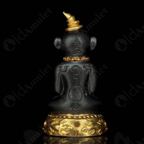 Thai amulet Ngang Charming Love SEX BLACK-GOLD Kuba Dej Lampang BE.2566