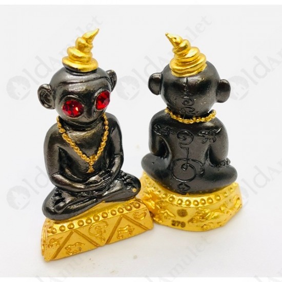 Thai amulet Ngang Charming Love SEX BLACK-GOLD Kuba Dej Lampang BE.2566