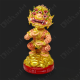 7Inch SiHuHaTa 4ears5eyes Statue Thai Amulet BODY-PINK KRUBA KOMFUN BE.2566