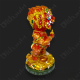 7Inch SiHuHaTa 4ears5eyes Statue Thai Amulet BODY-RED KRUBA KOMFUN BE.2566