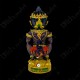 SiHuHaTa 4ears5eyes 4Inch Bucha Thai Amulet BODY-VIOLET KRUBA KOMFUN BE.2566