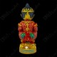 SiHuHaTa 4ears5eyes 4Inch Bucha Thai Amulet BODY-RED KRUBA KOMFUN BE.2566