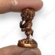 3CM SiHuHaTa 4ears5eyes Mini Statue Copper Red Thai Amulet Kruba Komfun BE.2562