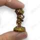 3CM SiHuHaTa 4ears5eyes Mini Statue Bronze Mix Thai Amulet Kruba Komfun BE.2562