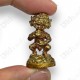 3CM SiHuHaTa 4ears5eyes Mini Statue Bronze Mix Thai Amulet Kruba Komfun BE.2562