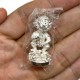 3CM SiHuHaTa 4ears5eyes Mini Statue SILVER Thai Amulet Kruba Komfun BE.2562