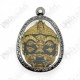 SiHuHaTa Hanuman Face 4ears5eyes GOLD-LEAF KB Subin 2556 Thai Amulet Gambling