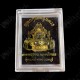 SMALL Rahu AC Subin Be.2566 BLack+Gold Plated Thai Amulet Wealthy Rich Money