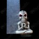 White Skull Ajarn Nheng Prai Thong Be.2566 Thai Amulet Win Gambling Wealthy Rich