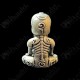 White Skull Ajarn Nheng Prai Thong Be.2566 Thai Amulet Win Gambling Wealthy Rich