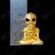 Gold Skull Ajarn Nheng Prai Thong Be.2566 Thai Amulet Win Gambling Wealthy Rich