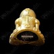 Gold Skull Ajarn Nheng Prai Thong Be.2566 Thai Amulet Win Gambling Wealthy Rich