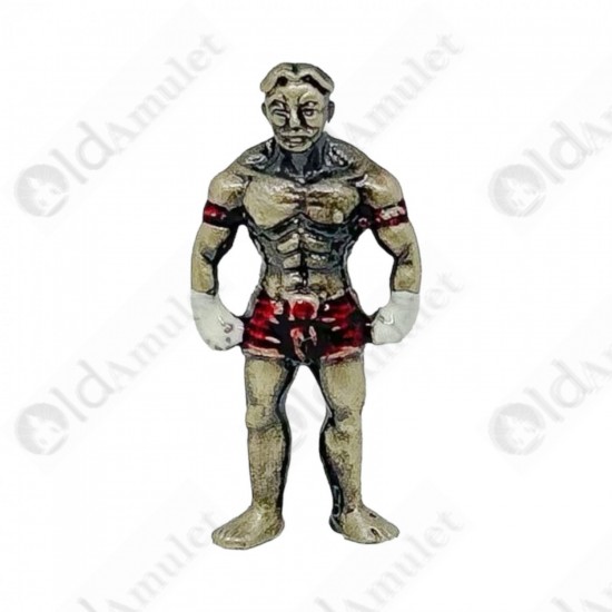 HoonPaYon Robot Muaythai Lp Mian BE.2566 Anpaka RED PANT Thai Amulet Protection