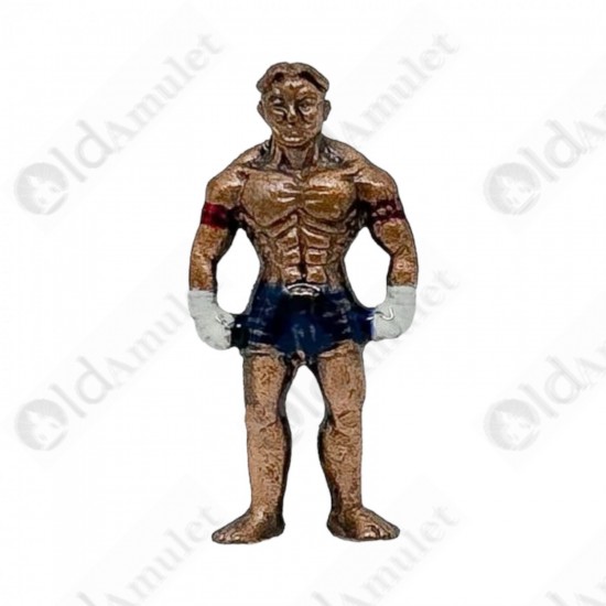 HoonPaYon Robot Muaythai Lp Mian BE.2566 Copper BLUE PANT Thai Amulet Protection