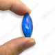 Blue Naga-eye Small Rugby Pendant Thai Amulet Leklai Gemstone Wealthy Lucky