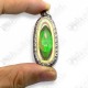 Green Naga-eye Small Rugby Pendant Thai Amulet Leklai Gemstone Wealthy Lucky