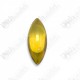 Yellow Naga-eye Small Rugby Pendant Thai Amulet Leklai Gemstone Wealthy Lucky