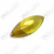 Yellow Naga-eye Small Rugby Pendant Thai Amulet Leklai Gemstone Wealthy Lucky