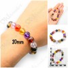 Bracelet Multi Color 10mm Naga-eye Khaw Thai Holy Amulet Gemstone 100% Authentic