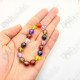 Bracelet Multi Color 10mm Naga-eye Khaw Thai Holy Amulet Gemstone 100% Authentic