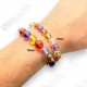 Bracelet Multi Color 10mm Naga-eye Khaw Thai Holy Amulet Gemstone 100% Authentic