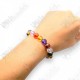 Bracelet Multi Color 10mm Naga-eye Khaw Thai Holy Amulet Gemstone 100% Authentic