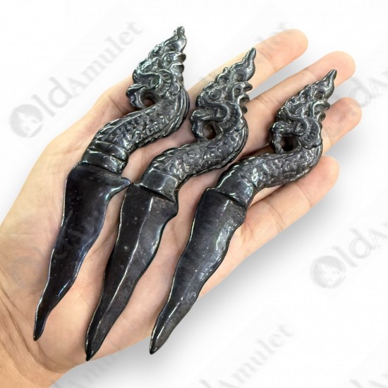 Leklai Naga Dagger Knife Meed Mor Magic Sword Thai Amulet Protection Powerful