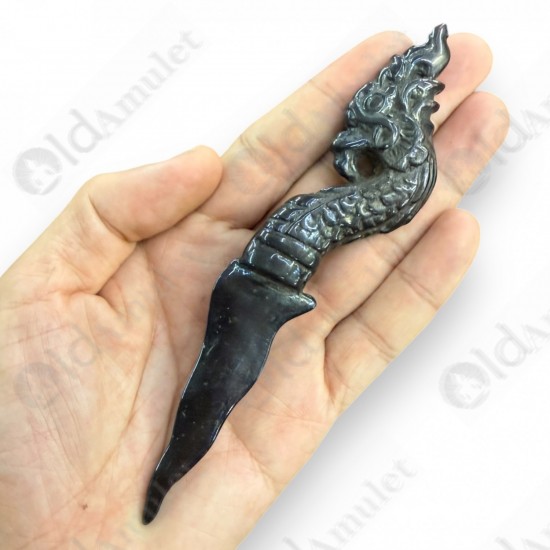 Leklai Naga Dagger Knife Meed Mor Magic Sword Thai Amulet Protection Powerful