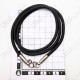 1 Hook W-Shape Black Necklace Nylon For Thai Amulet Pendant 30CM